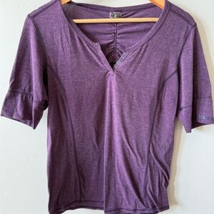 Marmot Women's Heathered Plum Short Sleeve Performance Tee